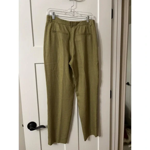 MM La Fleur The Dietrich Green Linen Blend‎ Blazer Pants Suit Set Mix M-8 - Picture 10 of 12